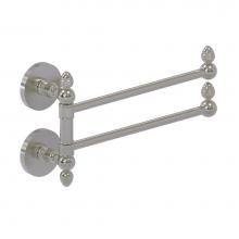 Allied Brass P1000-GTB-2-SN - Prestige Skyline Collection 2 Swing Arm Towel Rail