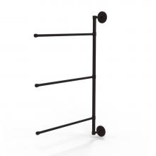 Allied Brass P1027/3/16/28-ORB - Prestige Skyline Collection 3 Swing Arm Vertical 28 Inch Towel Bar