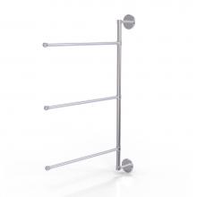 Allied Brass P1027/3/16/28-SCH - Prestige Skyline Collection 3 Swing Arm Vertical 28 Inch Towel Bar