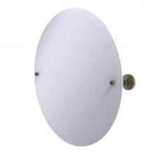 Allied Brass P1090-ABR - Frameless Round Tilt Mirror with Beveled Edge
