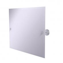 Allied Brass P1093-PC - Frameless Landscape Rectangular Tilt Mirror with Beveled Edge