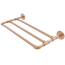 Allied Brass P-230-24-TS-BBR - Pipeline Collection 24 Inch Wall Mounted Towel Shelf