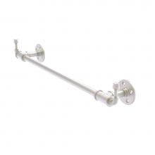 Allied Brass P-250-18-TBHK-SN - Pipeline Collection 18 Inch Towel Bar with Integrated Hooks