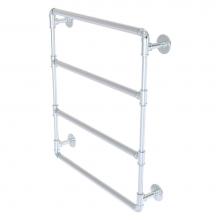 Allied Brass P-280-24-LTB-PC - Pipeline Collection 24 Inch Wall Mounted Ladder Towel Bar - Polished Chrome