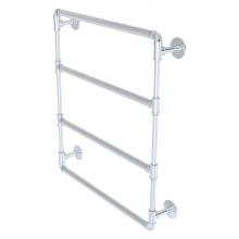 Allied Brass P-280-30-LTB-PC - Pipeline Collection 30 Inch Wall Mounted Ladder Towel Bar - Polished Chrome