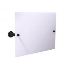 Allied Brass P-350-TM93-BKM - Pipeline Collection Landscape Rectangular Wall Mounted Tilt Mirror