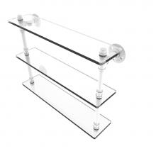 Allied Brass P-440-22-TGS-WHM - Pipeline Collection 22 Inch Triple Glass Shelf