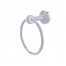 Allied Brass PB-16T-SCH - Pacific Beach Collection Towel Ring with Twisted Accents