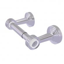 Allied Brass PB-24D-SCH - Pacific Beach Collection Two Post Toilet Tissue Holder with Dotted Accents