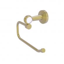 Allied Brass PB-24ET-SBR - Pacific Beach Collection European Style Toilet Tissue Holder with Twisted Accents