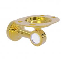 Allied Brass PB-26-PB - Pacific Beach Collection Tumbler and Toothbrush Holder