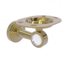 Allied Brass PB-26-UNL - Pacific Beach Collection Tumbler and Toothbrush Holder