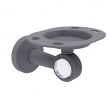 Allied Brass PB-26G-GYM - Pacific Beach Collection Tumbler and Toothbrush Holder with Groovy Accents