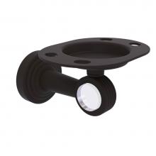 Allied Brass PB-26G-ORB - Pacific Beach Collection Tumbler and Toothbrush Holder with Groovy Accents