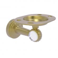 Allied Brass PB-26T-SBR - Pacific Beach Collection Tumbler and Toothbrush Holder with Twisted Accents