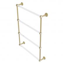 Allied Brass PB-28-24-SCH - Pacific Beach Collection 4 Tier 24 Inch Ladder Towel Bar - Satin Chrome