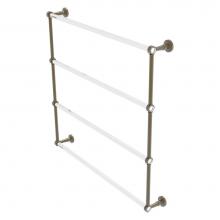 Allied Brass PB-28-36-ABR - Pacific Beach Collection 4 Tier 36 Inch Ladder Towel Bar - Antique Brass