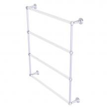 Allied Brass PB-28T-30-PC - Pacific Beach Collection 4 Tier 30 Inch Ladder Towel Bar with Twisted Accents - Polished Chrome