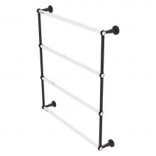 Allied Brass PB-28T-30-VB - Pacific Beach Collection 4 Tier 30 Inch Ladder Towel Bar with Twisted Accents - Venetian Bronze