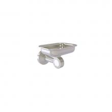 Allied Brass PB-32G-SN - Pacific Beach Collection Wall Mounted Soap Dish Holder with Groovy Accents