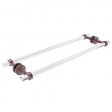 Allied Brass PB-41-BB-24-CA - Pacific Beach Collection 24 Inch Back to Back Shower Door Towel Bar