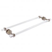 Allied Brass PB-41-BB-24-PEW - Pacific Beach Collection 24 Inch Back to Back Shower Door Towel Bar