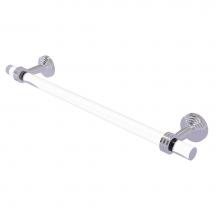 Allied Brass PB-41D-18-PC - Pacific Beach Collection 18 Inch Towel Bar with Dotted Accents