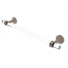 Allied Brass PB-41D-24-PEW - Pacific Beach Collection 24 Inch Towel Bar with Dotted Accents