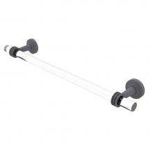 Allied Brass PB-41D-30-GYM - Pacific Beach Collection 30 Inch Towel Bar with Dotted Accents