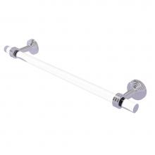 Allied Brass PB-41D-30-PC - Pacific Beach Collection 30 Inch Towel Bar with Dotted Accents