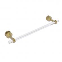 Allied Brass PB-41D-SM-18-SBR - Pacific Beach Collection 18 Inch Shower Door Towel Bar with Dotted Accents