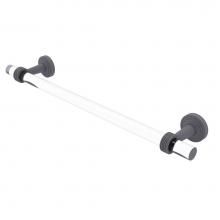 Allied Brass PB-41G-30-GYM - Pacific Beach Collection 30 Inch Towel Bar with Groovy Accents