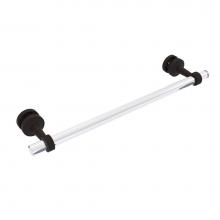 Allied Brass PB-41G-SM-18-ORB - Pacific Beach Collection 18 Inch Shower Door Towel Bar with Groovy Accents