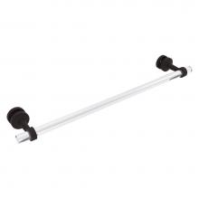 Allied Brass PB-41-SM-24-ORB - Pacific Beach Collection 24 Inch Shower Door Towel Bar - Oil Rubbed Bronze