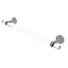 Allied Brass PB-41T-24-SN - Pacific Beach Collection 24 Inch Towel Bar with Twisted Accents