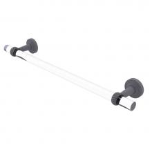 Allied Brass PB-41T-30-GYM - Pacific Beach Collection 30 Inch Towel Bar with Twisted Accents