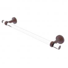 Allied Brass PB-41T-36-CA - Pacific Beach Collection 36 Inch Towel Bar with Twisted Accents