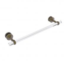 Allied Brass PB-41T-SM-18-ABR - Pacific Beach Collection 18 Inch Shower Door Towel Bar with Twisted Accents