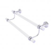 Allied Brass PB-72D-30-PC - Pacific Beach Collection 30 Inch Double Towel Bar with Dotted Accents
