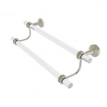 Allied Brass PB-72D-36-PNI - Pacific Beach Collection 36 Inch Double Towel Bar with Dotted Accents