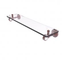 Allied Brass PG-1-16-CA - Pacific Grove Collection 16 Inch Glass Shelf