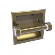 Allied Brass PG-24CG-ABR - Pacific Grove Collection Recessed Toilet Paper Holder with Groovy Accents