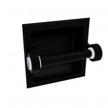 Allied Brass PG-24CG-BKM - Pacific Grove Collection Recessed Toilet Paper Holder with Groovy Accents