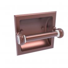 Allied Brass PG-24CT-CA - Pacific Grove Collection Recessed Toilet Paper Holder with Twisted Accents
