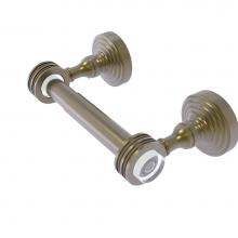 Allied Brass PG-24D-ABR - Pacific Grove Collection Two Post Toilet Paper Holder with Dotted Accents