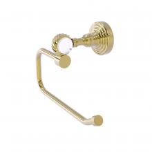 Allied Brass PG-24ET-UNL - Pacific Grove Collection European Style Toilet Tissue Holder with Twisted Accents