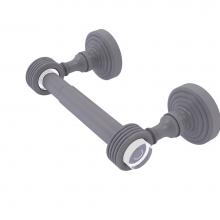 Allied Brass PG-24G-GYM - Pacific Grove Collection Two Post Toilet Paper Holder with Groovy Accents