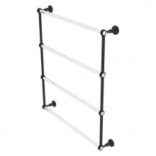 Allied Brass PG-28D-30-VB - Pacific Grove Collection 4 Tier 30 Inch Ladder Towel Bar with Dotted Accents - Venetian Bronze