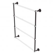 Allied Brass PG-28T-30-VB - Pacific Grove Collection 4 Tier 30 Inch Ladder Towel Bar with Twisted Accents - Venetian Bronze