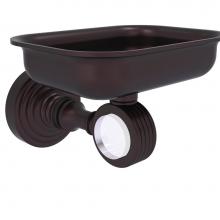Allied Brass PG-32G-ABZ - Pacific Grove Collection Wall Mounted Soap Dish Holder with Groovy Accents